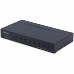 StarTech.com 8-Port HDMI KVM Switch with 1U Rack Mount Kit  4K 60Hz HDMI 2.0  Push-Button & Hotkey Switching  TAA Compliant - TAA-Compliant KVM switches between eight HDMI-enabled compu