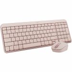 Logitech MK250 Bluetooth Wireless Mouse and Keyboard Combo: Fast & Easy Connectivity  Compact Wireless Keyboard  Ambidextrous Mouse (Graphite) - Wireless Bluetooth Keyboard - Rose - Wir
