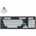 Keychron Q5 Max QMK/VIA Wireless Custom Mechanical Keyboard - Wired/Wireless Connectivity - Bluetooth/RF - 5.1 - 2.40 GHz - USB Type C  USB Type A Interface - RGB LED - Windows  Mac OS