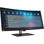 Lenovo ThinkVision P40w-20 40in Class 5K2K WUHD Curved Screen LED Monitor - 21:9 - Raven Black - 39.7in Viewable - In-plane Switching (IPS) Technology - WLED Backlight - 5120 x 2160 - 1