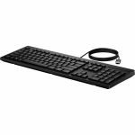 HP 125 Wired Keyboard (AY2Y7AA) - Cable Connectivity - USB Type A Interface - CoPilot Hot Key(s) - Windows 11  Windows 10 - PC - Recycled Plastic - Plunger Keyswitch - Black