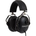 Koss QZ99 Over Ear Headphones - Stereo - Mini-phone (3.5mm) - Wired - 60 Ohm - 40 Hz to 20 kHz - Over-the-head  Over-the-ear - Binaural - Circumaural - 8 ft Cable - Noise Canceling - Bl
