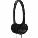 Koss Portable Headphones - Stereo - Mini-phone (3.5mm) - Wired - Over-the-head - Binaural - Circumaural - 4 ft Cable - Black