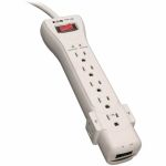 Eaton Tripp Lite Series Protect It! 7-Outlet Surge Protector  7 ft. (2.13 m) Cord  2520 Joules  Fax/Modem Protection  RJ11 - 7 x NEMA 5-15R - 1800 VA - 2520 J - 120 V AC Input - 120 V A