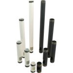 Premier Mounts Mounting Pipe - White - 500 lb Load Capacity - Steel