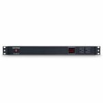 CyberPower PDU15M2F12R 100 - 125 VAC 15A Metered PDU - 14 Outlets  15 ft  NEMA 5-15P  Horizontal  1U  Lifetime Warranty