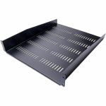 StarTech CABSHELF22V 2U 22in Vented Rack Mount Shelf - Fixed Server Rack Cabinet Shelf - 50lbs / 22kg