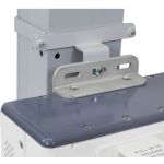 Ergotron Neo-Flex Mounting Bracket for Cart - Light Gray - Height Adjustable - 22.05 lb Load Capacity - Steel