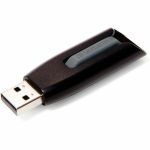 Verbatim 49168 256GB Store n Go V3 USB 3.0 Flash Drive (Gray/Black)