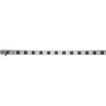 Eaton Tripp Lite Series 12-Outlet Power Strip with Surge Protection  (10-15A & 2-20A)  15 ft. (4.57 m) Cord  1650 Joules  36 in. length - 2 x NEMA 5-15/20R  10 x NEMA 5-15R - 2400 VA -
