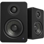 Kanto YU2MB 2.0 Speaker System - 50 W RMS - Matte Black - Stand Mountable - Desktop - 80 Hz to 20 kHz - USB - 1
