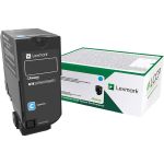 Lexmark Unison Original High Yield Laser Toner Cartridge - Cyan - 1 Each - 12000 Pages
