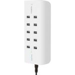 Belkin RockStar 10-Port USB Charging Station - 120 W - 120 V AC  230 V AC Input - 5 V DC Output - 2.40 A - 1
