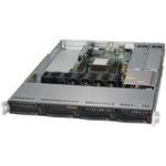Supermicro SYS-5019P-WTR 1U UP LGA 3647 Intel C622 Intel Xeon Scalable Processors 4x Hot-swap 3.5in SATA3 drive bays 6x DIMM