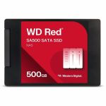 Western Digital WDS500G1R0A Red SA500 NAS SATA 2.5in Solid State Drive 560MB/s Reads 530MB/s Writes