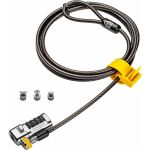 Kensington ClickSafe Universal Combination Laptop Lock - Master Coded - 5.91 ft Cable - Combination Lock - Carbon Steel  Plastic - For Notebook