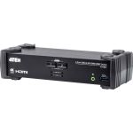 ATEN 2-Port USB 3.0 4K HDMI KVMP Switch - 2 Computer(s) - 1 Local User(s) - 4096 x 2160 - 6 x USB - 3 x HDMI - Desktop
