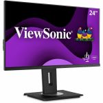 ViewSonic VG2456 24 Inch 1080p Monitor with USB C 3.2  Docking Built-In Gigabit Ethernet and 40 Degree Tilt Ergonomics for Home and Office - 24in Docking Monitor - IPS Technology - Full
