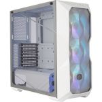 CoolerMaster MCB-D500D-WGNN-S01 MasterBox TD500 Mesh White Airflow ATX Mid-Tower with E-ATX Support Mesh Front Panel Temepered