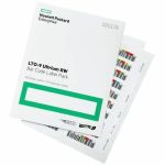 HPE LTO-9 Ultrium RW Bar Code Label Pack - LTO-9 - Rewritable - Barcode Labeled - 18 TB (Native) / 45 TB (Compressed) - 3395.67 ft Tape Length