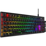 HyperX Alloy Origins - Mechanical Gaming Keyboard - HX Red (US Layout) - Cable Connectivity - Full-size - USB Type C Interface - RGB LED - Rugged - English (US) - QWERTY Layout - PlaySt