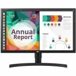LG 27BN85UN-B 27in Class LCD Monitor - 16:9 - Textured Black - 27in Viewable - In-plane Switching (IPS) Technology - 1.07 Billion Colors - FreeSync - 5 ms - Speakers - Height  Swivel  P
