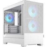Fractal Design FD-C-POR1M-01 Pop Mini Air RGB White Tempered Glass mATX Clear