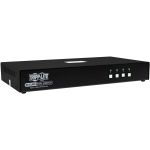 Tripp Lite by Eaton Secure KVM Switch  4-Port  Single Head  DisplayPort to DisplayPort  4K  NIAP PP4.0  Audio  CAC  TAA - 4 Computer(s) - 1 Local User(s) - 3840 x 2160 - 50 Hz  60 Hz -