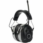 3M WorkTunes Connect + AM/FM Hearing Protector - Stereo - Mini-phone (3.5mm) - Wired/Wireless - 25 ft - Over-the-head  Over-the-ear - Binaural - Circumaural - Noise Canceling - Black