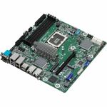 ASRock Rack Z690D4U-2L2T/G5 Server Motherboard - Intel Z690 Chipset - Socket LGA-1700 - Micro ATX - Core  Pentium  Celeron Processor Supported - 48 GB DDR5 SDRAM Maximum RAM - DIMM  UDI