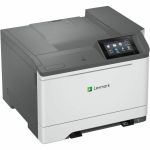 Lexmark CS632dwe Desktop Wired Laser Printer - Color - 42 ppm Mono / 42 ppm Color - 1200 x 1200 dpi Print - Automatic Duplex Print - 251 Sheets Input - Ethernet - Wireless LAN - 125000