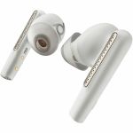 Poly True Wireless Earbuds For Work And Life - Stereo  Mono - True Wireless - Bluetooth - 98.4 ft - 20 Hz to 20 kHz - Earbud - Binaural - In-ear - Noise Canceling - White Sand