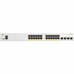 Cisco Catalyst C1300-24P-4G Ethernet Switch - 24 Ports - Manageable - Gigabit Ethernet - 10/100/1000Base-T  1000Base-X - 3 Layer Supported - Modular - 4 SFP Slots - 236.40 W Power Consu