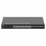 Netgear AV Line M4350-24X8F8V Ethernet Switch - 24 Ports - Manageable - 25 Gigabit Ethernet - 10GBase-T  10/100/1000Base-T  25GBase-X - 3 Layer Supported - Modular - 750 W Power Consump