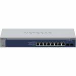Netgear Smart S3600 XS508TM Ethernet Switch - 8 Ports - Manageable - 10 Gigabit Ethernet  Gigabit Ethernet - 10/100/1000Base-T  10GBase-X - 3 Layer Supported - 32.70 W Power Consumption