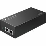 TP-Link POE380S Omada 10GE PoE++ Injector 802.3bt/at/af Compliant Up to 90W PoE Power Wall Mountable Plug&Play