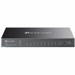 Omada 10-Port Gigabit Smart Switch with 8-Port PoE+ - 8 Ports - Manageable - Gigabit Ethernet - 10/100/1000Base-T  100/1000Base-X - 2 Layer Supported - 2 SFP Slots - 77.80 W Power Consu