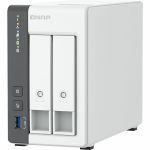 QNAP TS-216G SAN/NAS Storage System - ARM Cortex A55 Quad-core (4 Core) 2 GHz - 2 x HDD Supported - 0 x HDD Installed - 2 x SSD Supported - 0 x SSD Installed - 4 GB RAM - Serial ATA/600