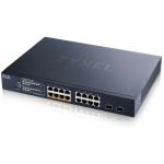 ZYXEL XMG1915-18EP 16-Port 2.5G Multi-Gigabit Smart Nebula Cloud Managed PoE Switch with 2 10G SFP+ Uplinks | 8 PoE+ / PoE++ Ports at 180W | Fanless - 16 Ports - 2.5G Multi-Gigabit PoE
