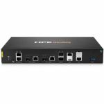 Aruba 9106 Router - 2 Ports - 2 RJ-45 Port(s) - Management Port - 4 SFP+ Slots  SFP (mini-GBIC) Slots - 10 Gigabit Ethernet - 1U - Rack-mountable - 1 Year