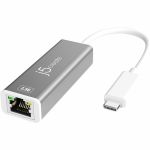 j5create USB-C to 2.5G Ethernet Adapter - USB 3.1 Type C - 2.50 Gbit/s Data Transfer Rate - 1 Port(s) - 1 - Twisted Pair - 2.5GBase-T - Portable