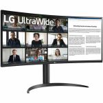 LG Ultrawide 34WR55QK-B 34in Class UW-QHD Curved Screen LCD Monitor - 21:9 - 34in Viewable - Vertical Alignment (VA) - 3440 x 1440 - 300 Nit - 5 ms - Height  Tilt - USB Type-C - HDMI -
