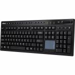 Adesso WKB-4450UB Keyboard - Wireless Connectivity - RF - 2.40 GHz - 104 Key(s) - CoPilot  Desktop  Internet  Multimedia  Home  Screenshot  Back  Forward  Refresh  Stop  Search  ... Hot