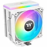 Thermaltake ASTRIA 400 ARGB Lighting CPU Cooler - White - 4.72in Maximum Fan Diameter - 1 x Fan(s) - 6 x Heat Pipe(s) - 65 CFM Maximum Airflow - 1800 rpm - 5V ARGB Header  2510 - 4Pin -