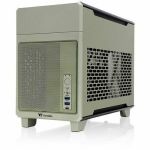 Thermaltake TR100 Gaming Computer Case - Small - Matcha Green - SPCC  Steel - 2 x Bay - Mini ITX Motherboard Supported
