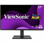 ViewSonic VG2752-2K 27 Inch IPS 1440p Ergonomic Monitor with Tilt  Swivel  Pivot  Height Adjust  100Hz  5-Port USB Hub  HDMI  DisplayPort  and 65W USB C Inputs - 27in Viewable - In-plan