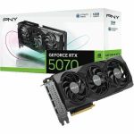PNY VCG507012TFXPB1 Nvidia GeForce RTX 5070 12GB 256-Bit GDDR7 DLSS 4.0 PCI Express 5.0 x16 Video Card