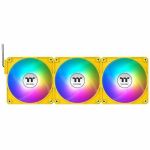 Thermaltake CT120 EX ARGB Sync PC Cooling Fan Bumblebee (3-Fan Pack) - 4.72in Maximum Fan Diameter - 3 x Fan(s) - 68 CFM Maximum Airflow - 2000 rpm - Hydraulic Bearing - 4 Pin - PWM 12