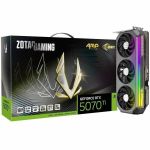 ZOTAC ZT-B50710B-10P AMP Extreme INFINITY GeForce RTX 5070 Ti 16GB 256-Bit GDDR7 PCI Express 5.0 DLSS 4.0 Graphics Card