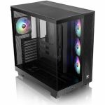 Thermaltake View 380 XL TG ARGB Mid Tower Chassis - Mid-tower - Black - Tempered Glass  SPCC - 3 x Bay - 4 x 120mm Fan(s) Installed - Mini ITX  Micro ATX  ATX Motherboard Supported - 10